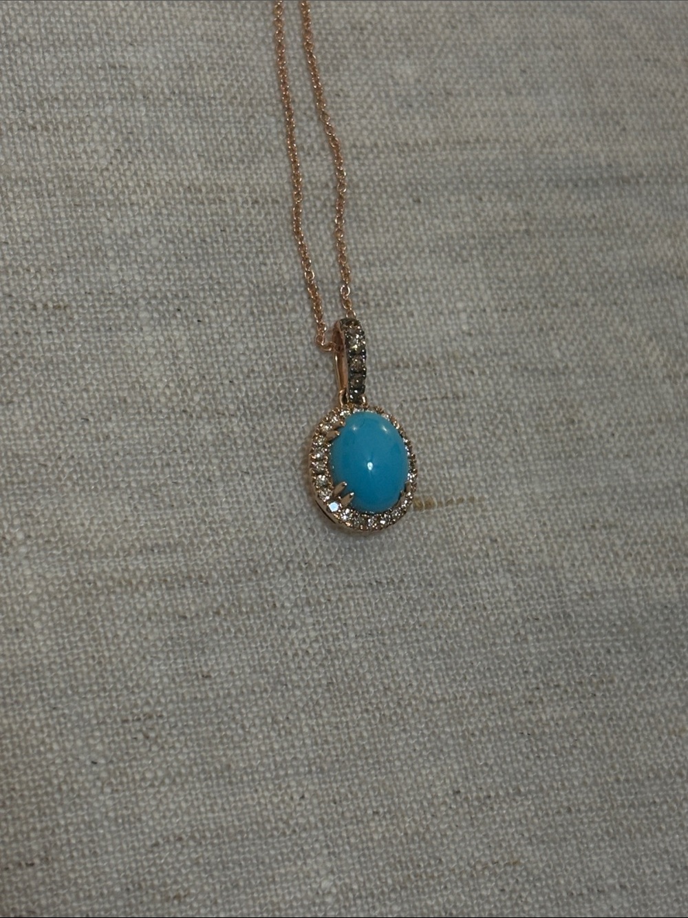 14kt rose gold necklace